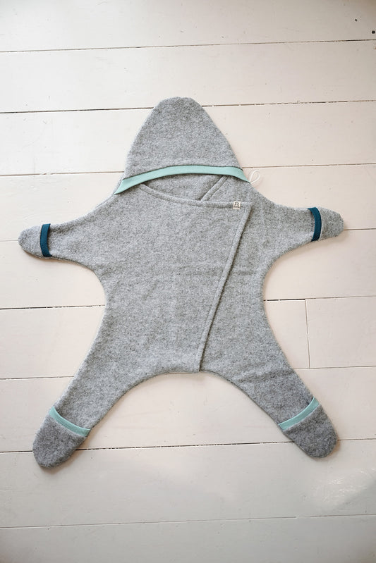 Sternoverall "Winter" Merino - grau