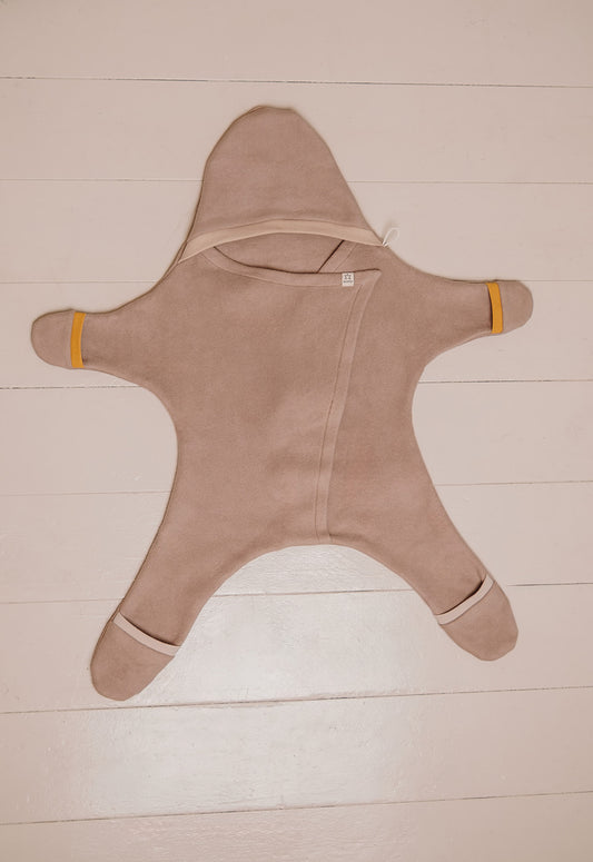 Sternoverall "Winter" - haselnuss