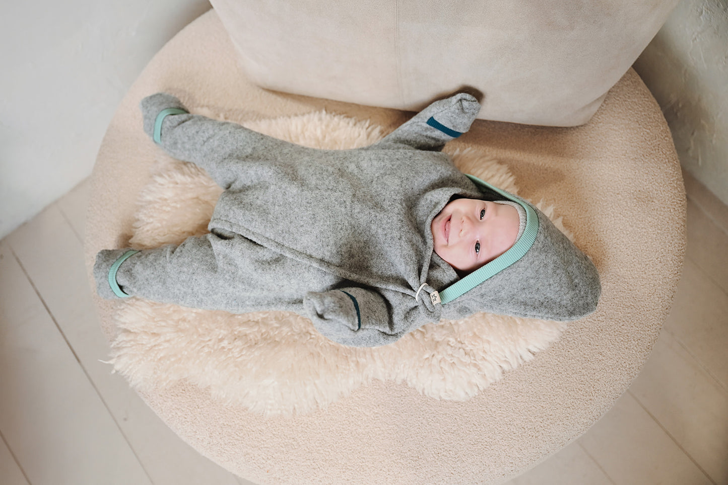 Sternoverall "Winter" Merino - grau