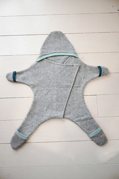 Sternoverall "Winter" Merino - grau