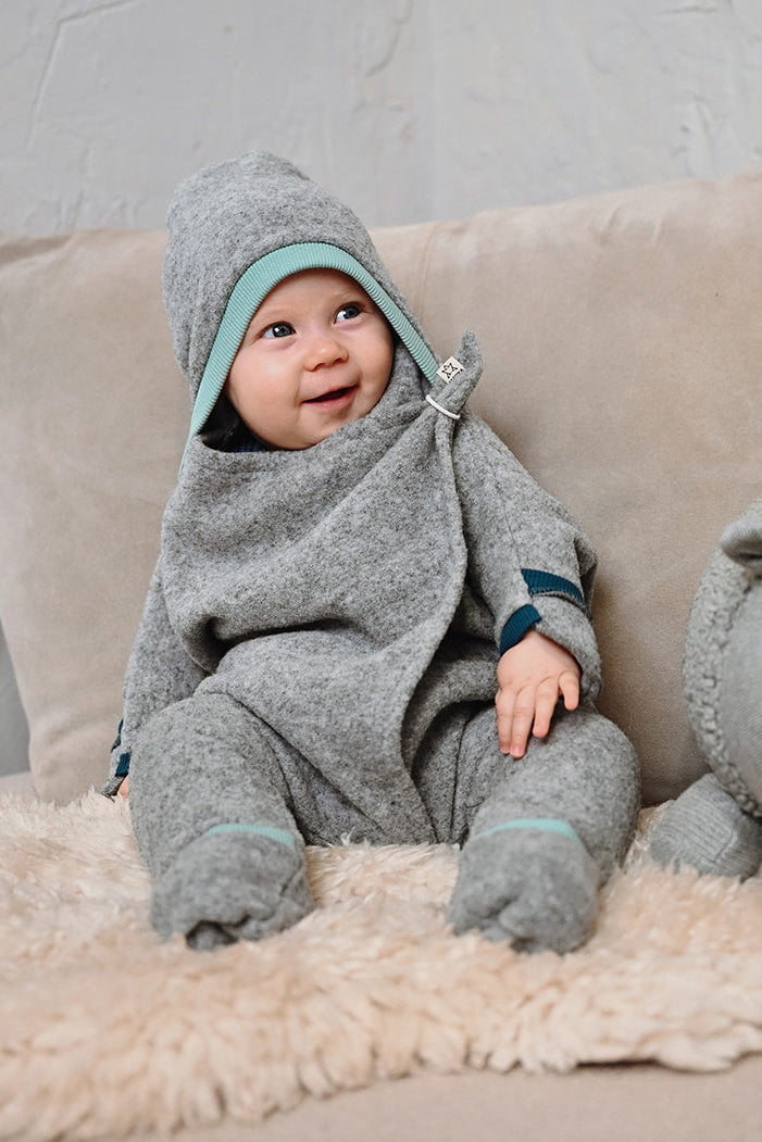 Sternoverall "Winter" Merino - grau